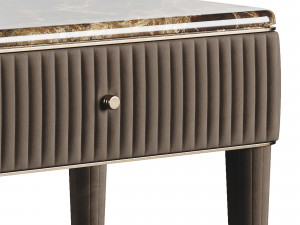 Volpi AUGUSTA Bedside Table with Drawers 3D Model