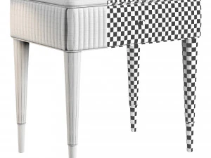 Volpi AUGUSTA Bedside Table with Drawers 3D Model