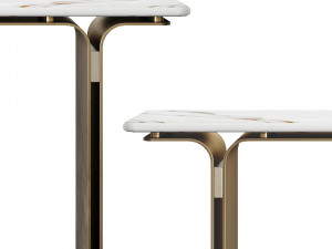 Olivya Stone Denos Console Table 3D Model