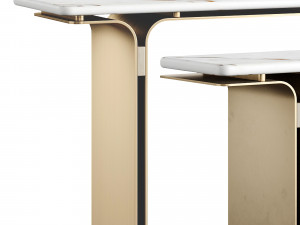 Olivya Stone Denos Console Table 3D Model