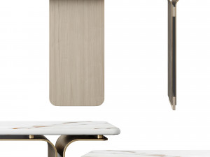 Olivya Stone Denos Console Table 3D Model