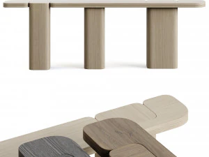 Erice C Carpanese Home Italia Console 3D Model