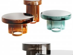 Miniforms SODA Glass Luxury Coffee Table 3D Model