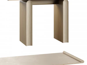 Meja Konsol Tonkin D8 Distrik Delapan Model 3D