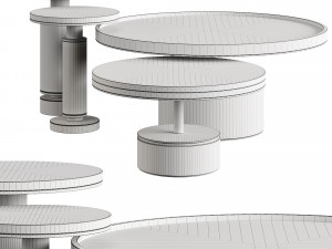 Frato PAROS BERLIN Coffee Table Collection 3D 模型