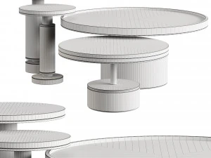 Frato PAROS BERLIN Coffee Table Collection 3D Model