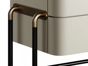 Mezzo Collection BENNETT Nightstand Table 3D Model