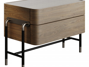 Mezzo Collection BENNETT Nightstand Table 3D मॉडल