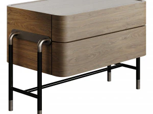 Mezzo Collection BENNETT Nightstand Table 3D Model