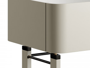 Mezzo Collection WILLIAMS Nightstand Table 3D Model