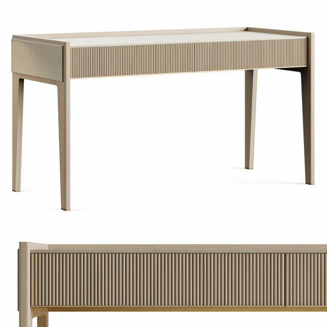 Frato HVAR Luxury Desk 3D Model .c4d .max .obj .3ds .fbx .stl .blend