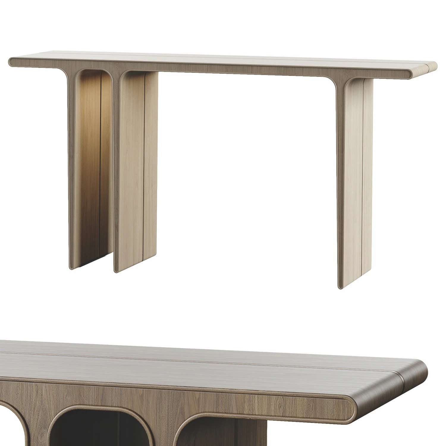 Paolo Castelli Selima Console Table 3D Model .c4d .max .obj .3ds .fbx .stl .blend 
