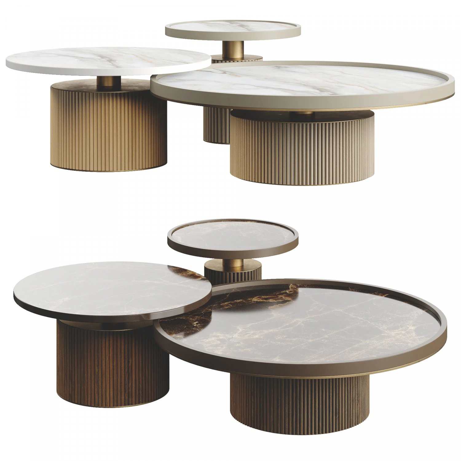 Ana Roque TENOR Coffee Table 3D Model .c4d .max .obj .3ds .fbx .stl .blend