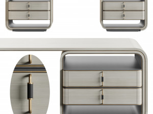 Frato COLMAR Luxury Desk 3D Model