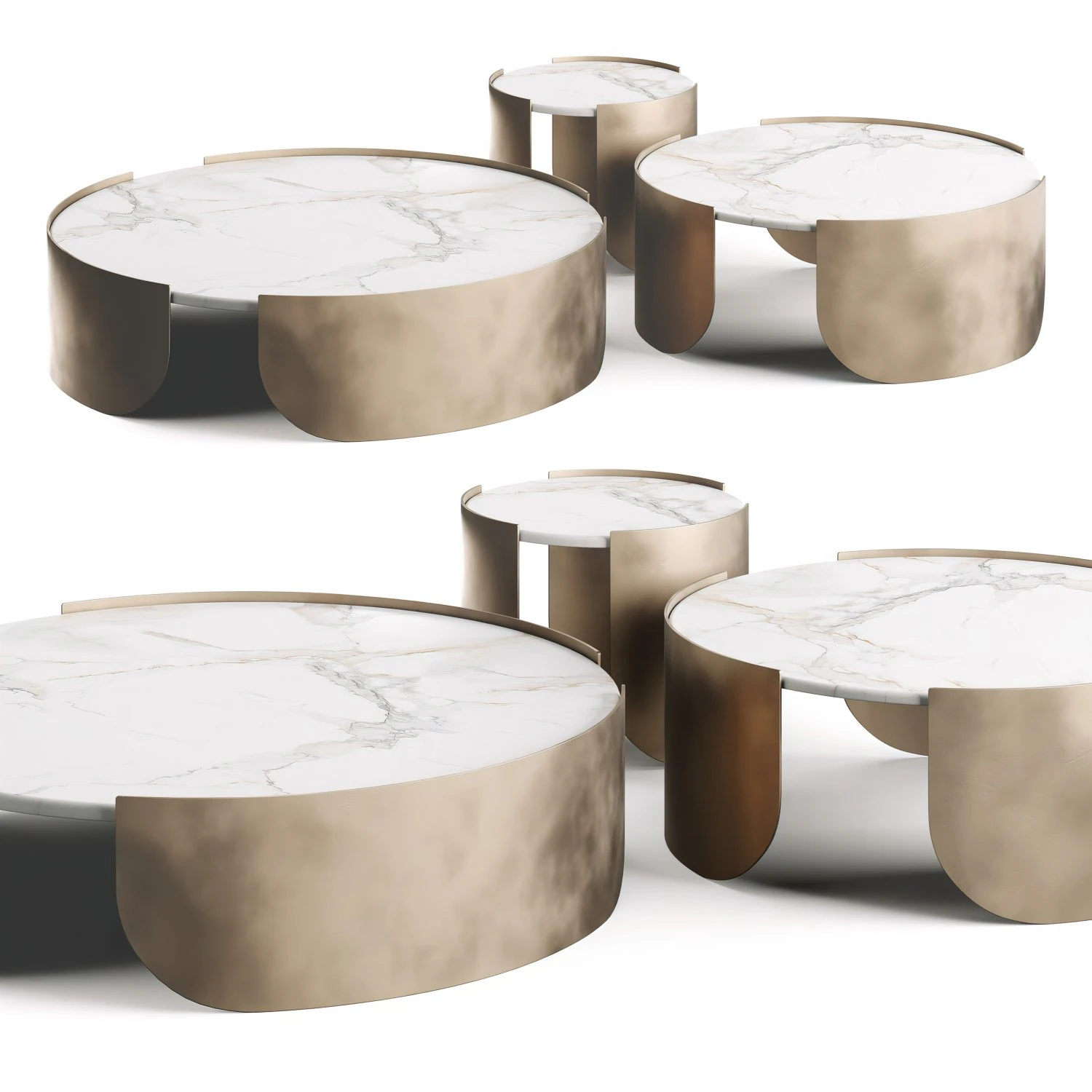 Cantori Atenae Coffee Table 3D Model .c4d .max .obj .3ds .fbx .stl .blend