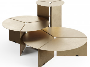 April Peace 2023 Metal Table 3D Model