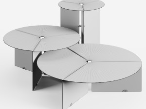 April Peace 2023 Metal Table 3D Model