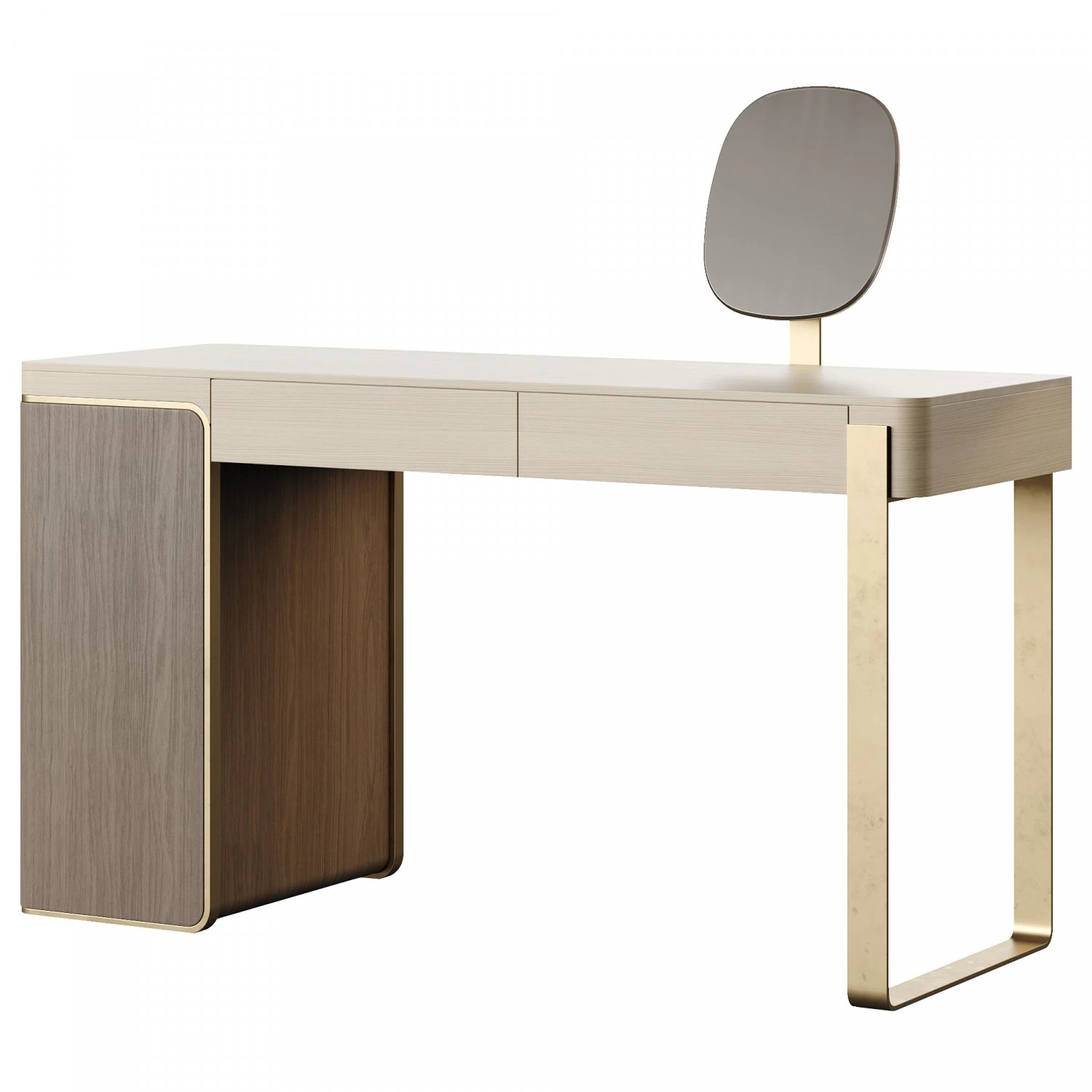 Olivya Stone DROFF Vanity Desk 3D Model .c4d .max .obj .3ds .fbx .stl .blend 