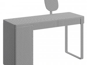 Olivya Stone DROFF Vanity Desk 3D Model