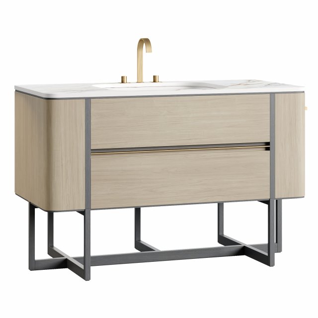 Frato MUMBAI Vanity Units 3D Model .c4d .max .obj .3ds .fbx .stl .blend 
