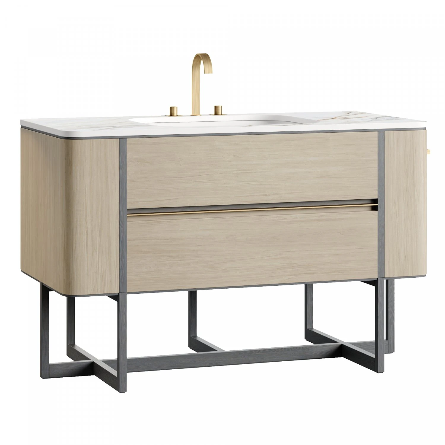 Frato MUMBAI Vanity Units 3D Model .c4d .max .obj .3ds .fbx .stl .blend 