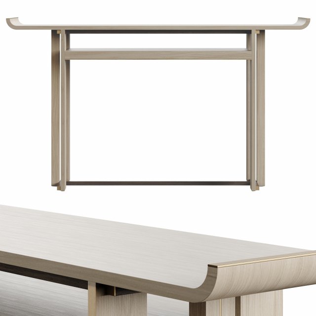 Frato GINZA Console Table 3D मॉडल .c4d .max .obj .3ds .fbx .stl .blend 