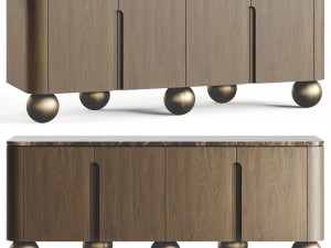 Le Berre Vevaud Olbia Sideboard 3D Модель