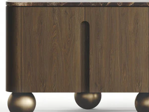 Le Berre Vevaud Olbia Sideboard 3D Model