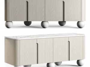 Le Berre Vevaud Olbia Sideboard 3D Model