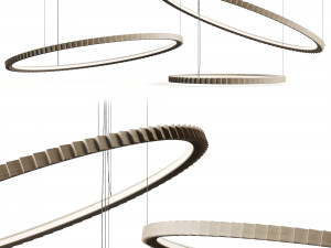 Circles Pendant Lamp By LuxLucia Casa 3D Model
