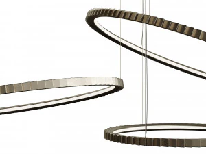 Candeeiro suspenso de c&iacute;rculos By LuxLucia Casa Modelo 3D