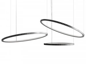 Candeeiro suspenso de c&iacute;rculos By LuxLucia Casa Modelo 3D