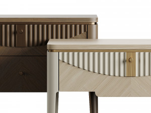 Carpanese Home 1 Drawer Nightstand 3D Model