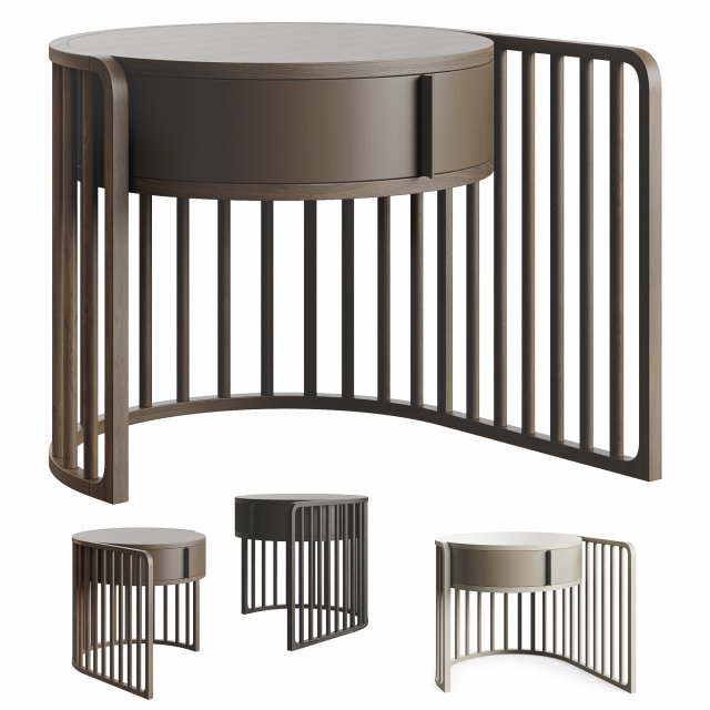 Pianca Palu Bedside Table 3Dモデル .c4d .max .obj .3ds .fbx .stl .blend 