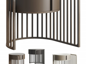Pianca Palu Bedside Table 3D Model