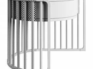 Pianca Palu Bedside Table 3Dモデル