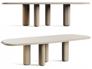 Collection Particuliere ROUGH Dining Table 3D Model