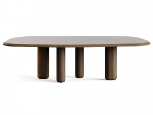 Collection Particuliere ROUGH Dining Table 3D Model