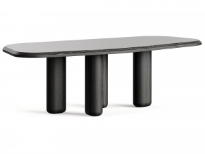 Collection Particuliere ROUGH Dining Table 3D Model