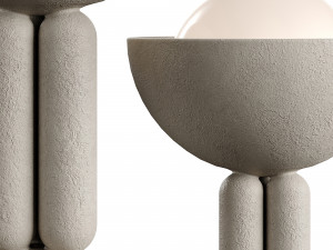 Moor Floor Light XL Lamp by Lisa Allegra Model 3D