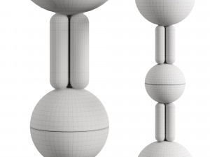 Moor Floor Light XL Lamp by Lisa Allegra Model 3D