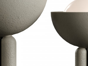 Moor Floor Light XL Lamp by Lisa Allegra Model 3D