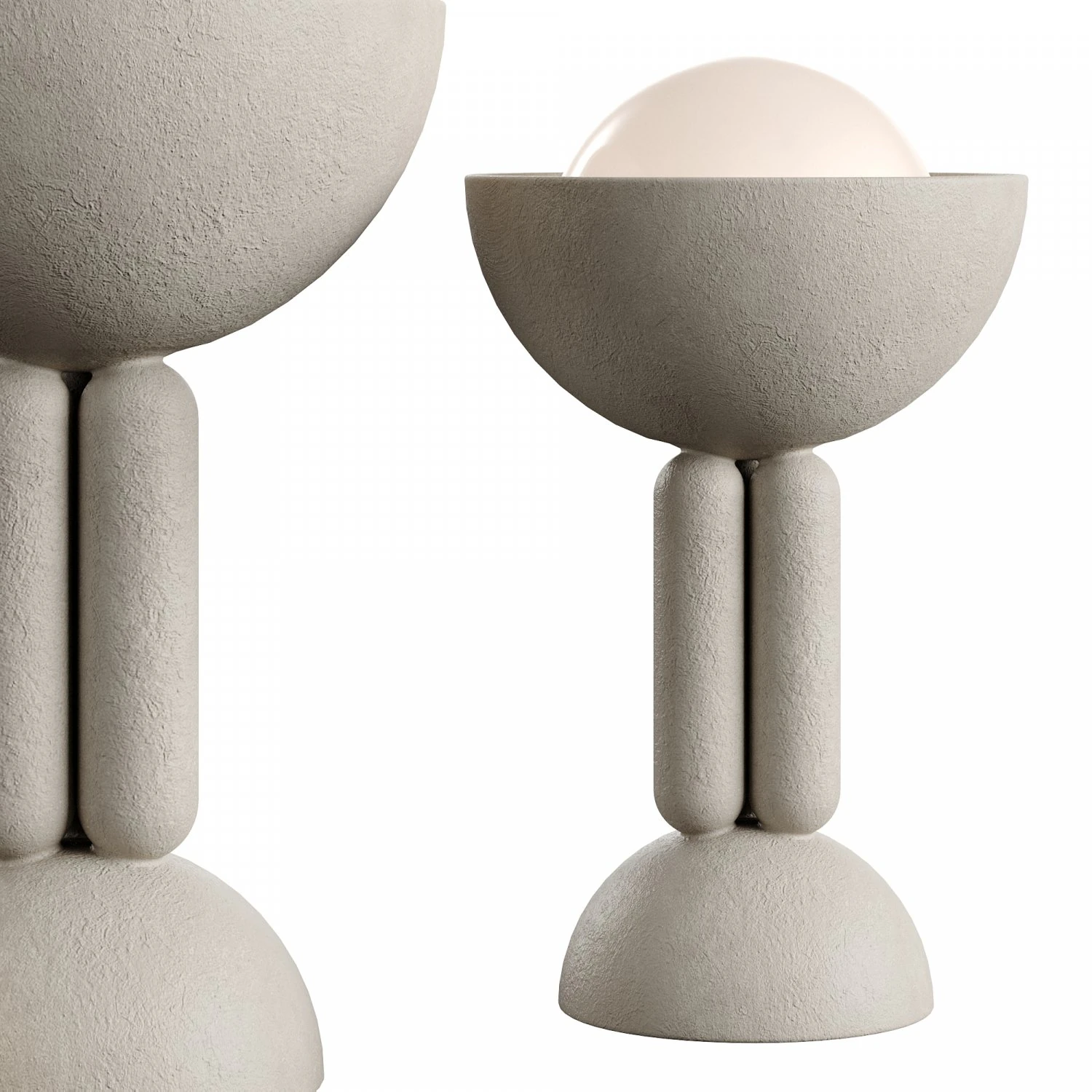 Moor Floor Light L Lamp by Lisa Allegra 3D Model .c4d .max .obj .3ds .fbx .stl .blend 