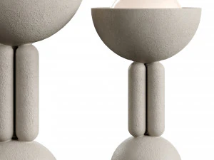 L&aacute;mpara Moor Floor Light L de Lisa Allegra Modelo 3D