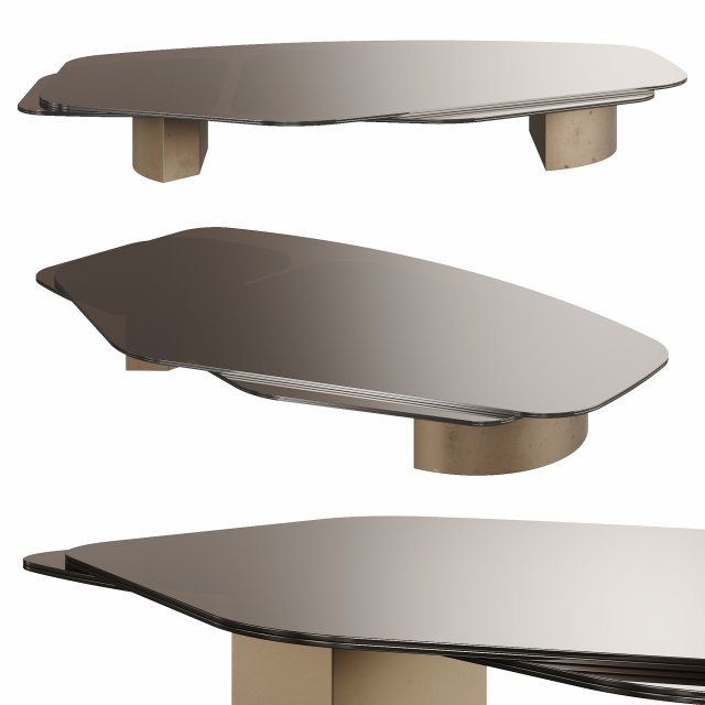 Carpenters VINCENZO DE COTIIS DC1503 Glass Table Modello 3D .c4d .max .obj .3ds .fbx .stl .blend 
