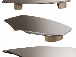 Carpenters VINCENZO DE COTIIS DC1503 Glass Table 3D Model