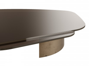 Carpenters VINCENZO DE COTIIS DC1503 Glass Table Modello 3D