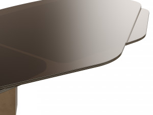 Carpenters VINCENZO DE COTIIS DC1503 Glass Table Modello 3D