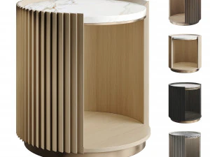 Мармурова тумбочка Circles II від LuxLucia Casa 3D Модель