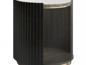 Circles II Marble Bedside Table By LuxLucia Casa 3D Model